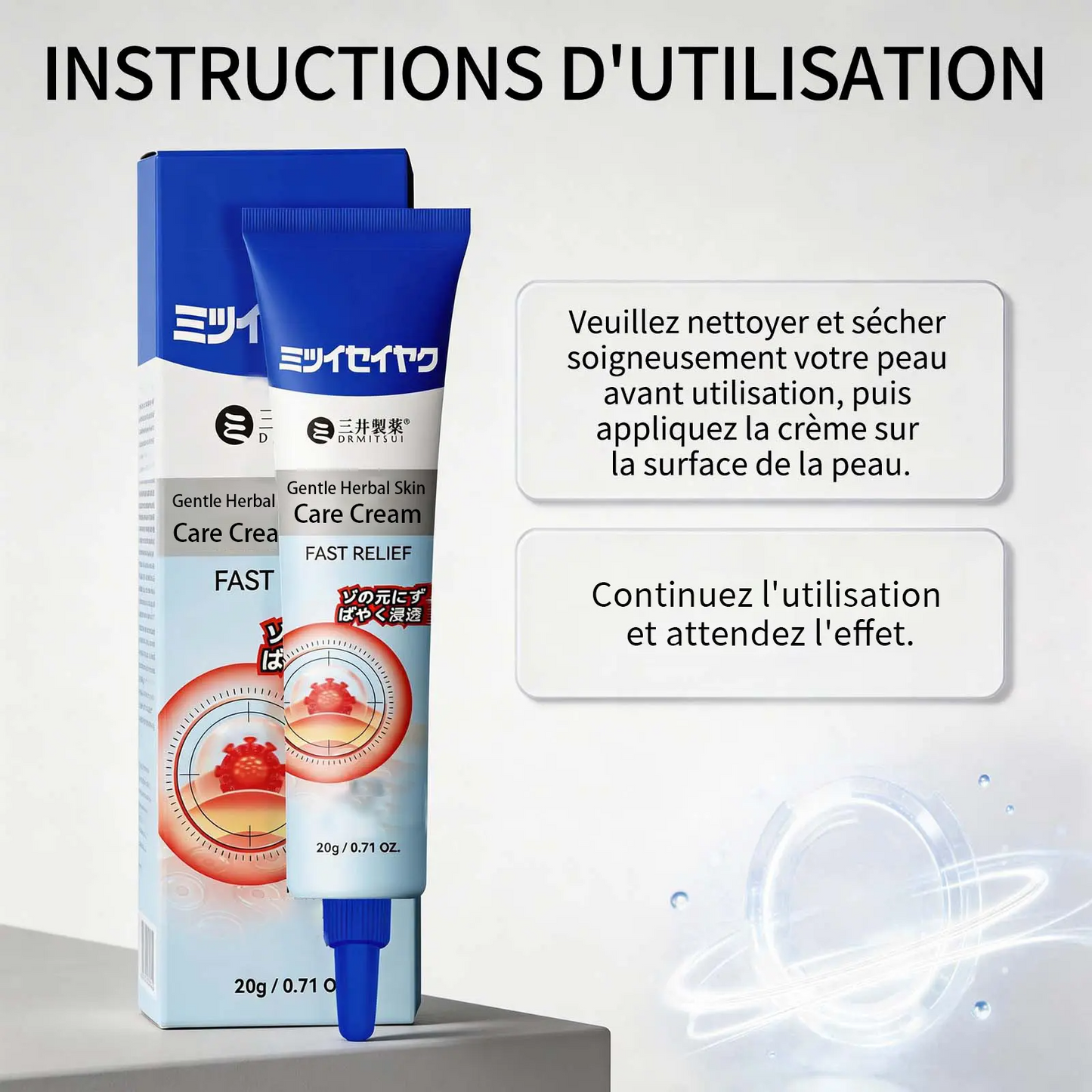 Gentle Herbal Skin Care Cream for Face and Body, Suitable for Daily Use