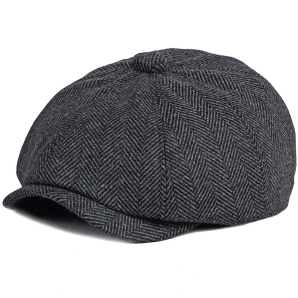 Beret Cap Men Women Spring Autumn Hat Vintage Striped Artist Painter Beret Hat Male Female Ivy Flat Cap Octagonal Berets