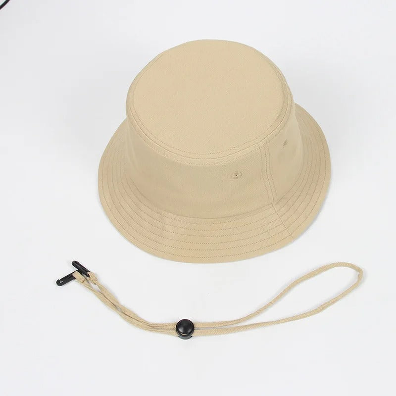 Oversize XXL Summer Unisex Bucket Sun Hat Water Repellent Fisherman Hats Men Women  Travel Hat with Detachable Chin Strap