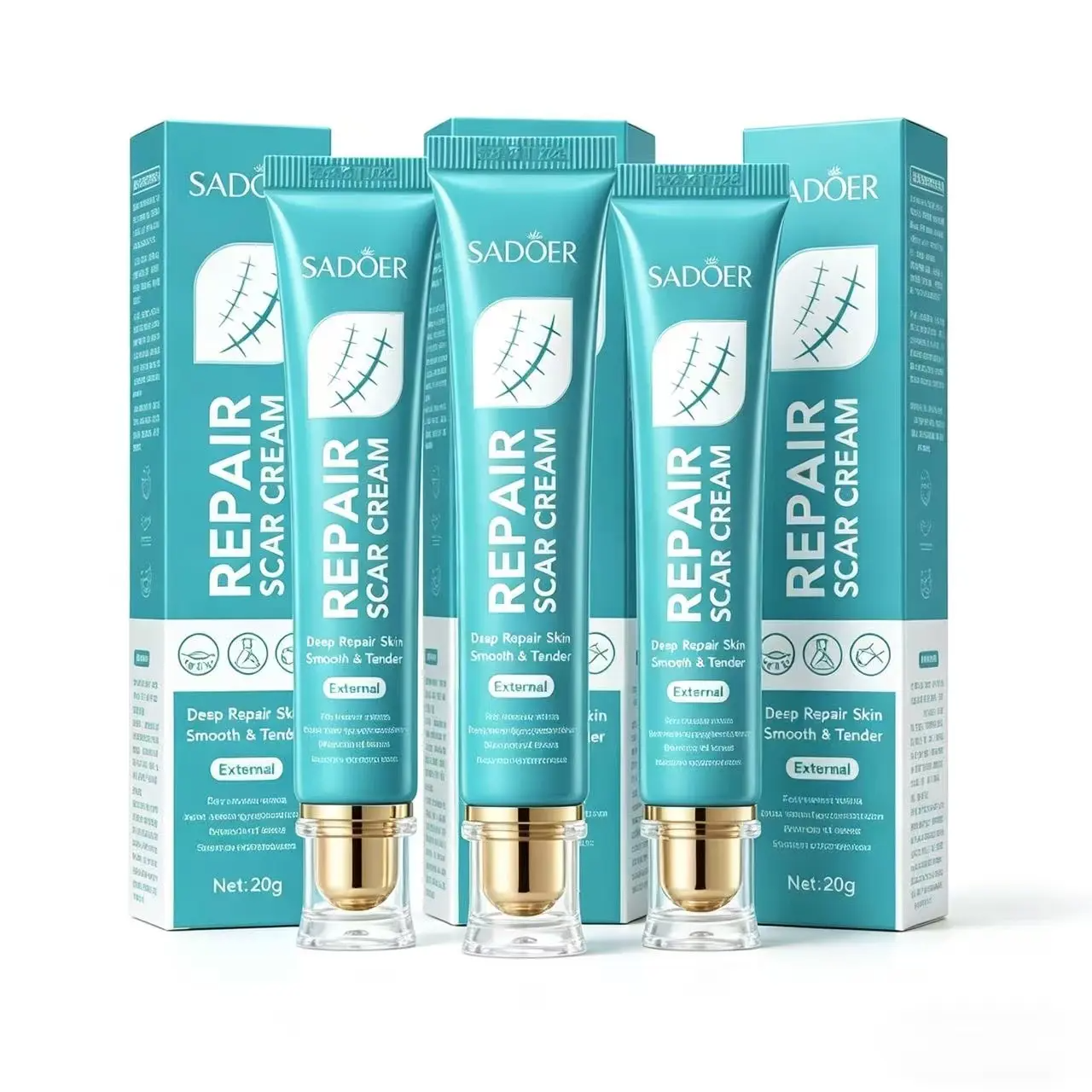 Scar Cream, Professional Scar Removal Creamfor Surgical Scars,Stretch Mark, Keloid Bump,C-Section, Scars of Burns and Injuries,Old andNew Scars Acne Skin Repair