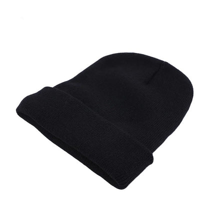 Solid  Unisex  Winter Autumn  Skullies & Beanies Knitting Bonnets
