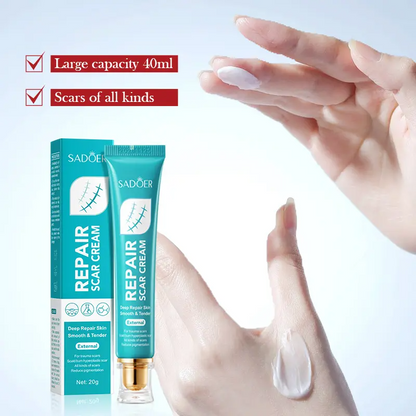 Scar Cream, Professional Scar Removal Creamfor Surgical Scars,Stretch Mark, Keloid Bump,C-Section, Scars of Burns and Injuries,Old andNew Scars Acne Skin Repair