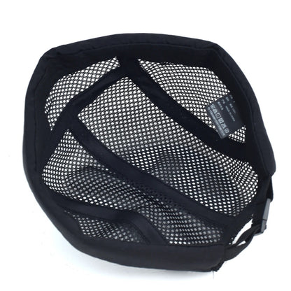 Men's Brimless Docker Hat Summer Breathable Mesh Net Beanie Cap Rolled Cuff Harbour Hats Sailor Fisherman Landlord Hat