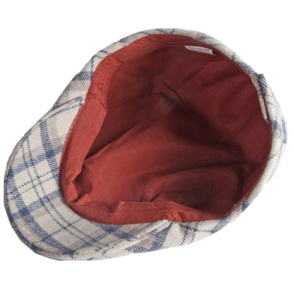 Berets Autumn Winter Caps for Men Women Plaid Artist Painter Wool Beret Hat Male Female Cap Adjustable Beret Cap
