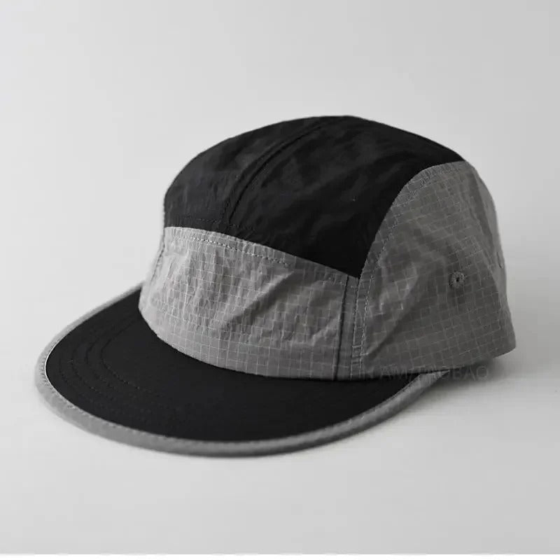 Quick-drying 5-Panel Baseball Caps for Man Women  Summer  Outdoor Thin Camping Men Splicing  Popular Baseball Cap