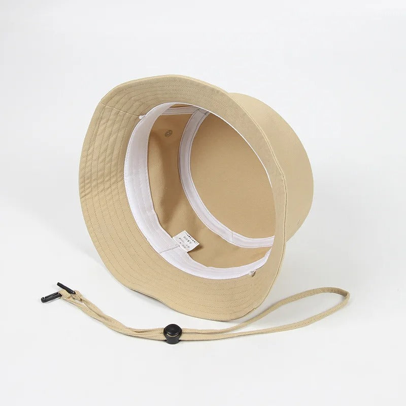 Oversize XXL Summer Unisex Bucket Sun Hat Water Repellent Fisherman Hats Men Women  Travel Hat with Detachable Chin Strap
