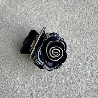 Acetate Rose Flower Clip for Women Hairclip Three-dimensional Feeling High Quality Shark Clip Hair Ornament Hair Accesories