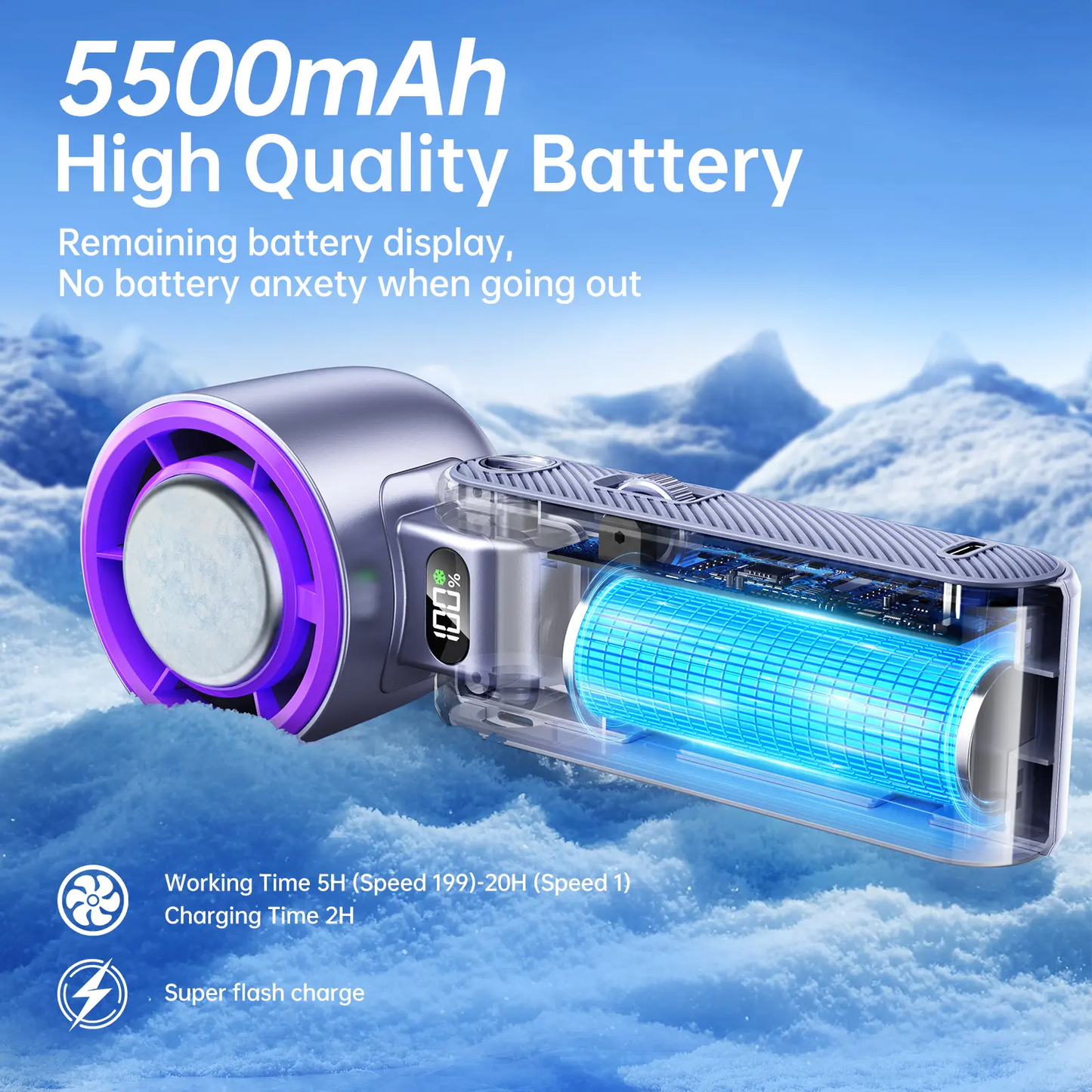 Portable fan Handheld High Speed Fan