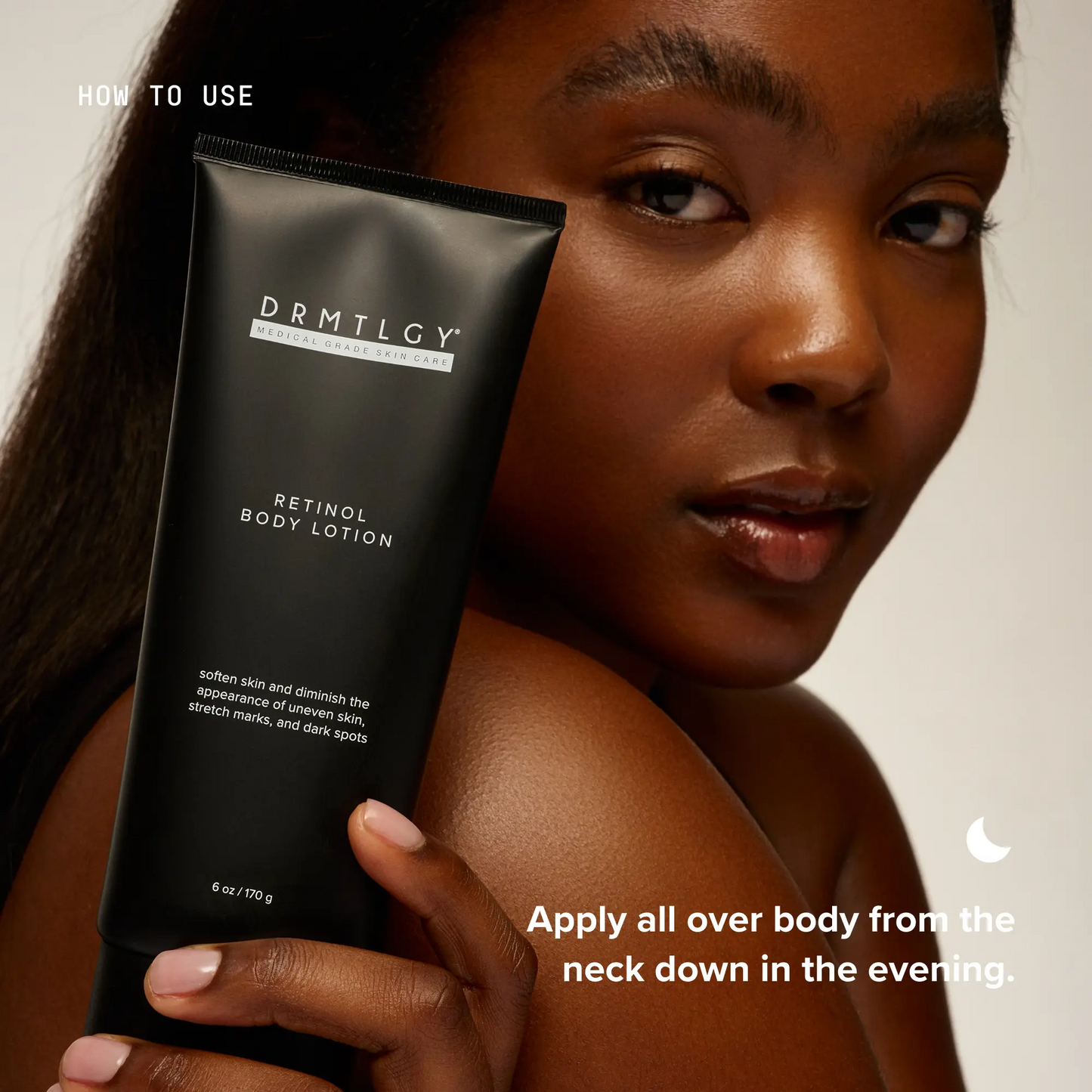 Retinol Body Lotion 6 oz with Shea Butter and Ceramides Skin Care Hydrating