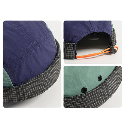 Waterproof Docker Cap Without Visor Fast Dry Brimless Caps Solid Color Anti-UV Beanie Hat Adjustable Hats For Men Women