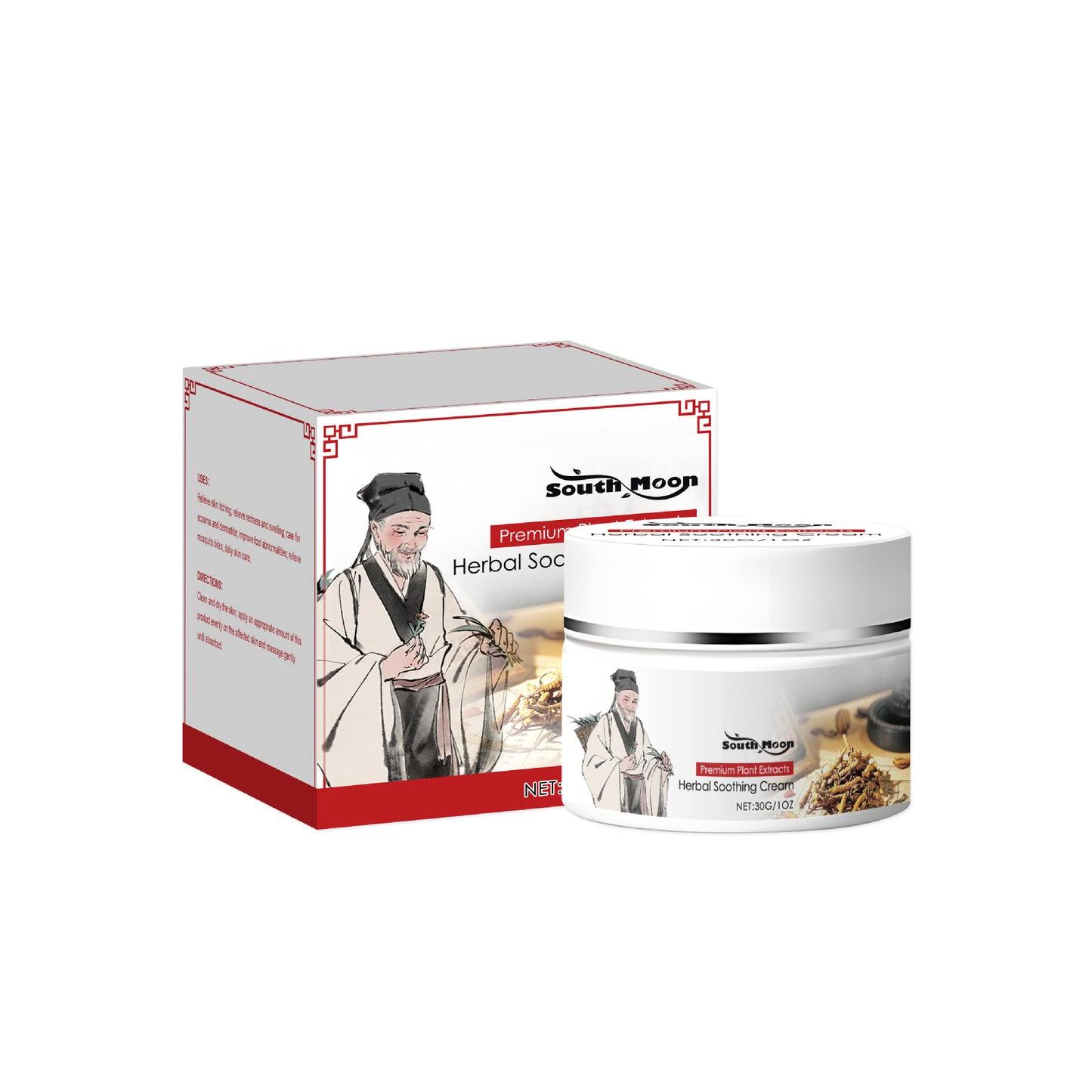 Calming Antimicrobial Cream - Soothes Eczema Flare-Ups, Jock Itch, Dry Itchy Skin | Fragrance-Free Mild Formula for Legs, Hands, Groin & Full Body