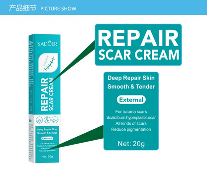 Scar Cream, Professional Scar Removal Creamfor Surgical Scars,Stretch Mark, Keloid Bump,C-Section, Scars of Burns and Injuries,Old andNew Scars Acne Skin Repair