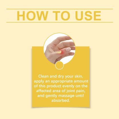 Joint Relief Cream, Joint Care Cream, Natural Formula Bee Venom Joint Gel, Relieves Joint Pain in