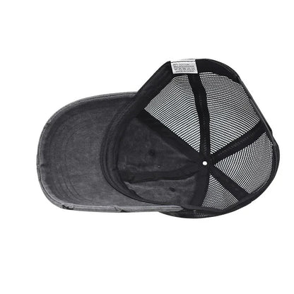 Washed Cotton Mesh Breathable Baseball Cap Made Old Ripped Light Board Caps Men and Women Tide Spring and Summer Vintage Hat