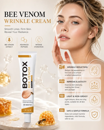 Venom Wrinkle Removal CreamLifting & Recovery, Bee Venom Cream, All Skin Types