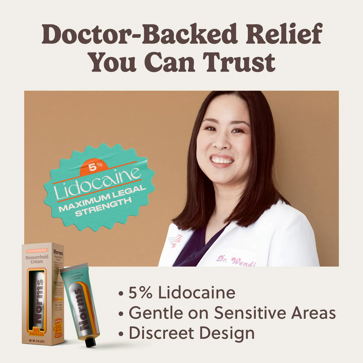 Hemorrhoid Cream: Maximum Strength Healing for Rapid Pain Relief Reduces Swelling and Provides