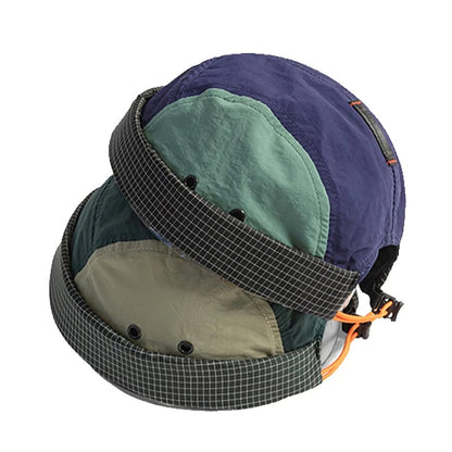 Waterproof Docker Cap Without Visor Fast Dry Brimless Caps Solid Color Anti-UV Beanie Hat Adjustable Hats For Men Women