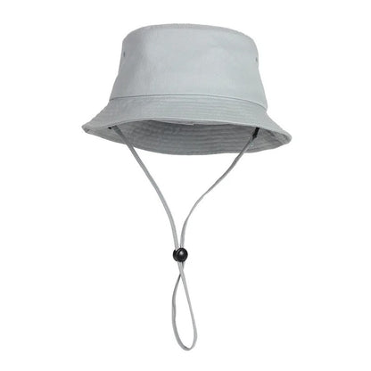 Oversize XXL Summer Unisex Bucket Sun Hat Water Repellent Fisherman Hats Men Women  Travel Hat with Detachable Chin Strap