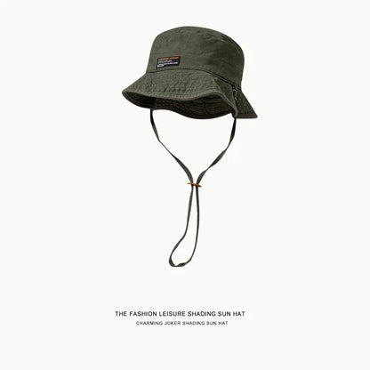 Cotton Breathable Bucket Hat Men Summer  Hiking Mountaineering Fisherman Hat Women  Foldable  Safari Style Fishing Hat