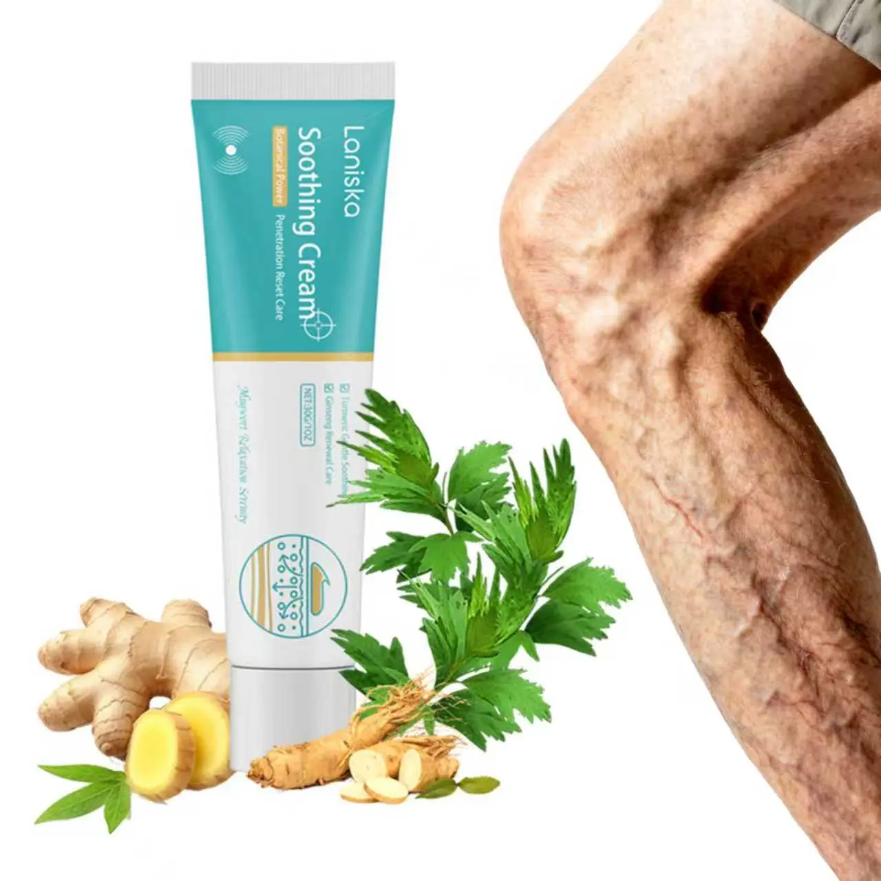 Leg Relief Gentle Herbal Varicose VeinsCream