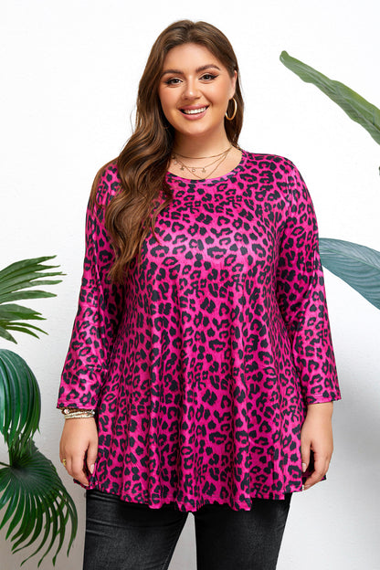 Womens Tops - Plus Size Tunics 3/4 Sleeve Loose Fit Dressy Casual Long Swing Flowy Lady Blouses Shirts Wear with Leggings Teals Blue Clothing A14 SATHD2
