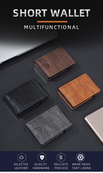 Wallet for Men - Pop Up Case, Cash Slot