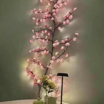 144 LED Branch Vine Light Decorative Flowers DIY Installation for Living Room Bedroom Outdoor Decoration